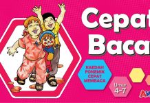 Mari belajar bunyi huruf menggunakan buku Kaedah Cepat Baca 1