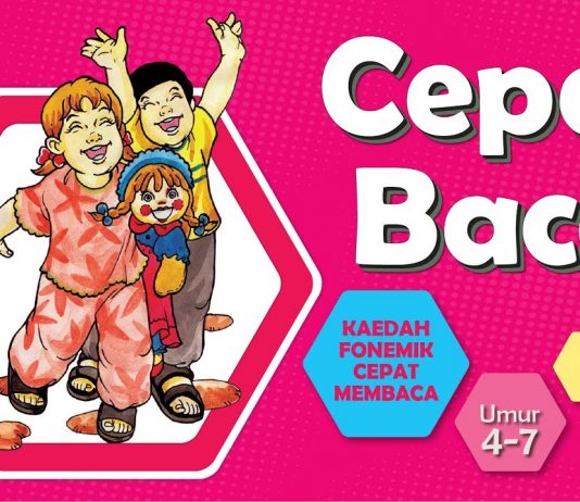 Mari belajar bunyi huruf menggunakan buku Kaedah Cepat Baca 1